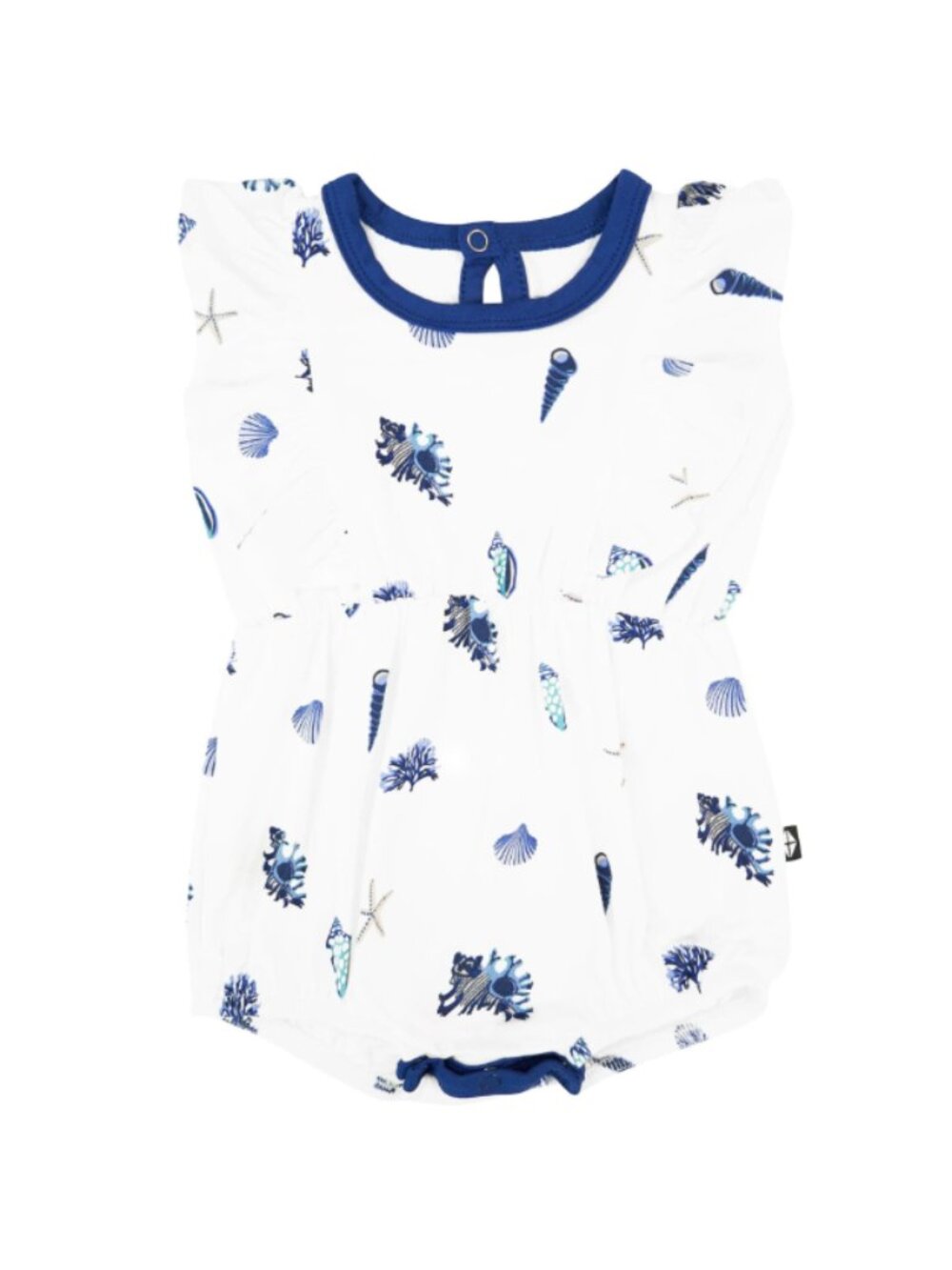 NWT Kyte Baby Bubble Romper in Royal Shell - Size 2T